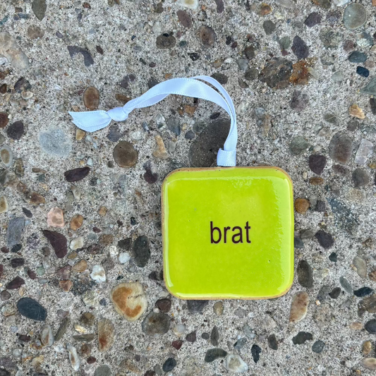 brat Holiday Ornament