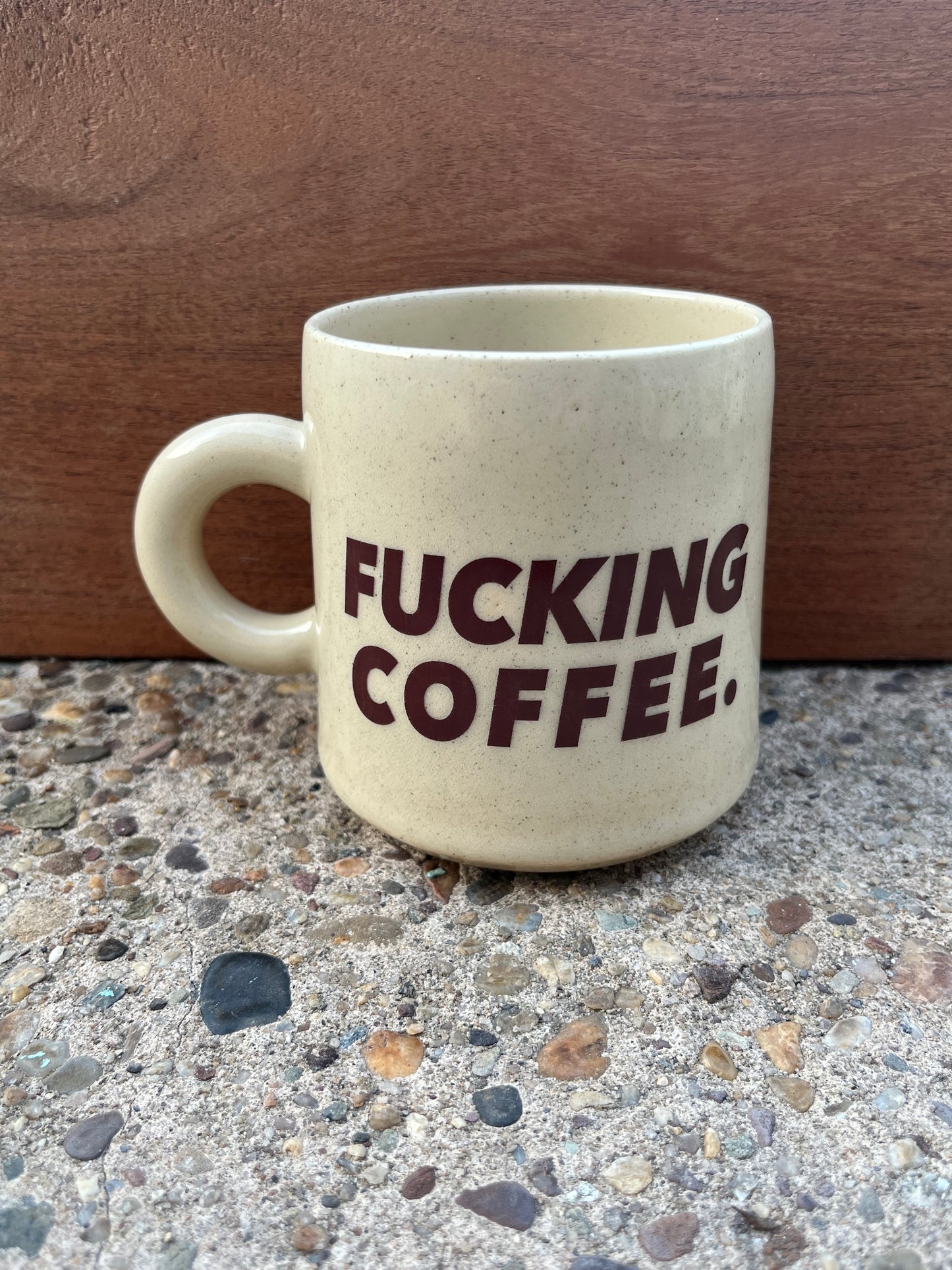 Mid-Century Mug :: Fucking Coffee