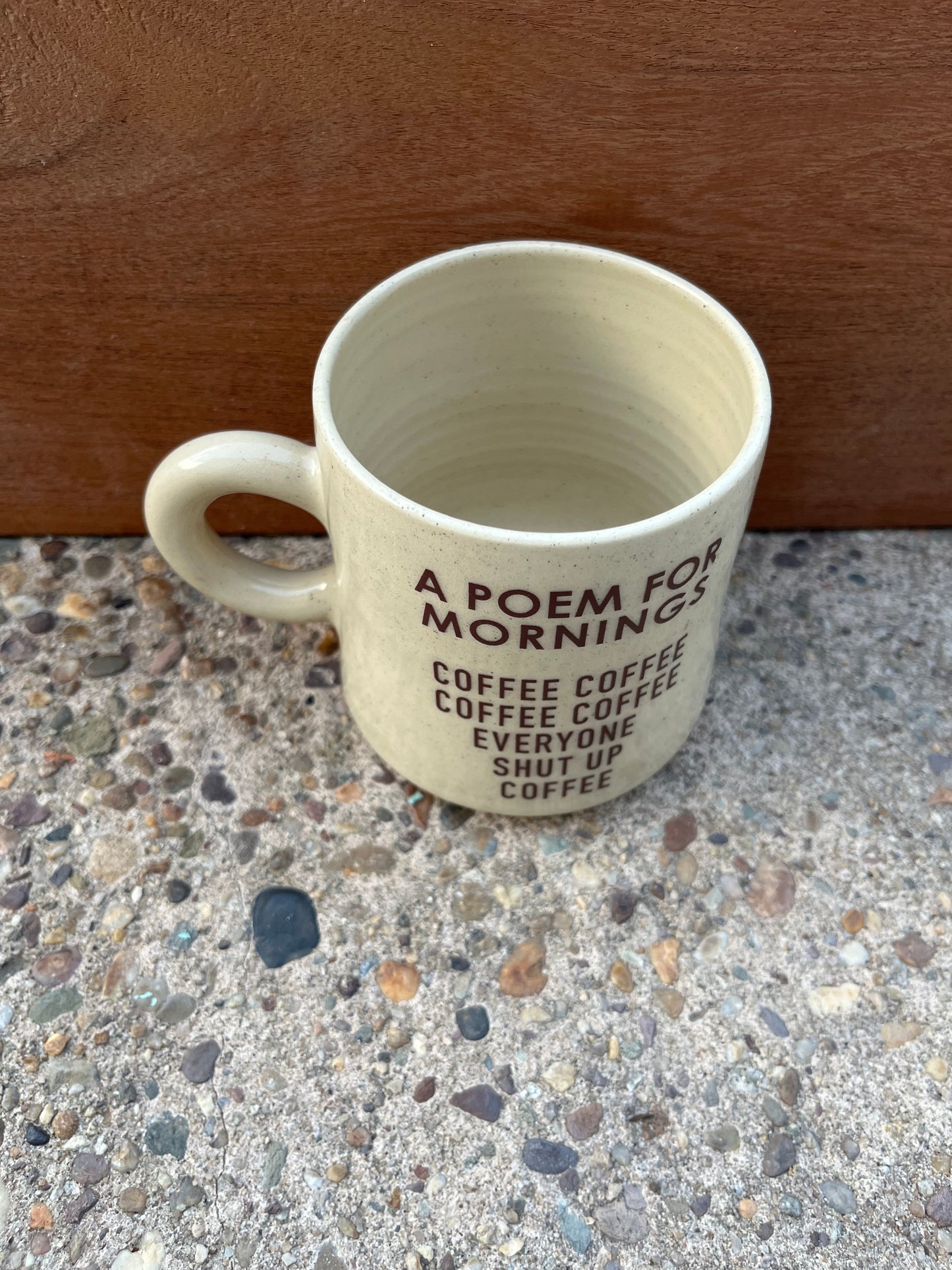 Mid-Century Mug :: Poem for Mornings