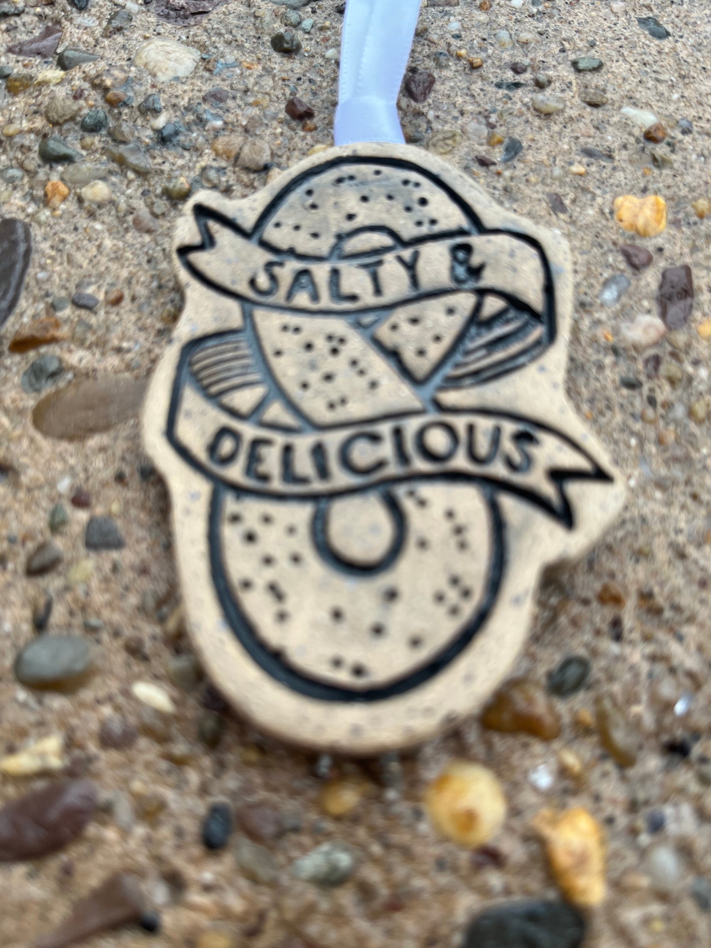 Salty & Delicious Philly Pretzel Ornament