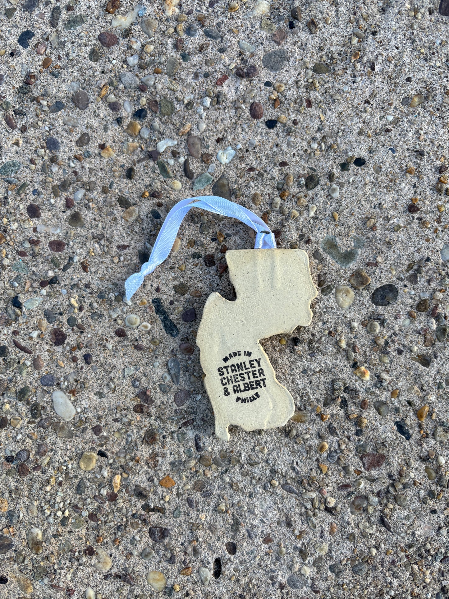 Only the Strong Survive New Jersey Holiday Ornament