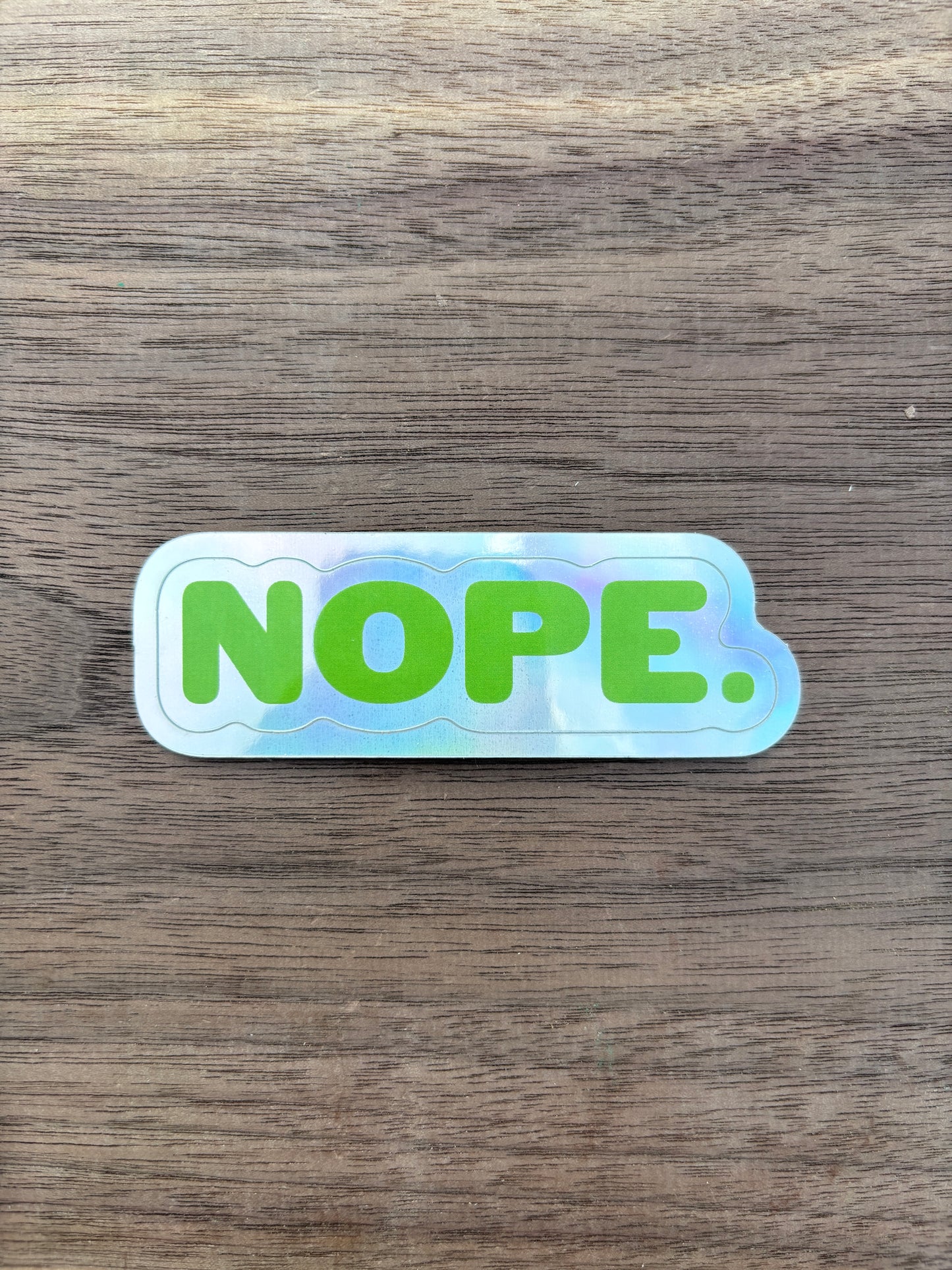 NOPE Sticker