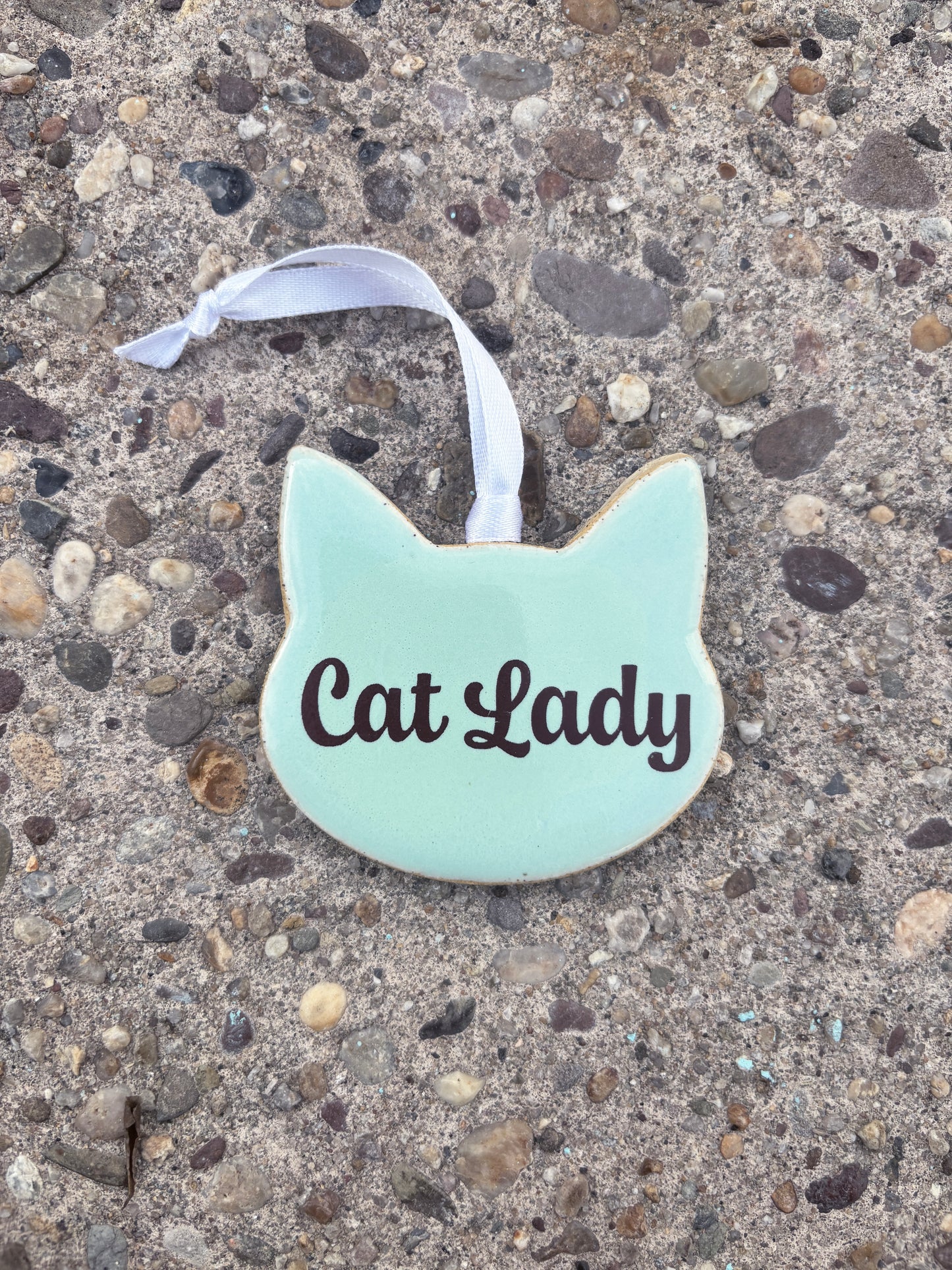 Cat Lady Holiday Ornament
