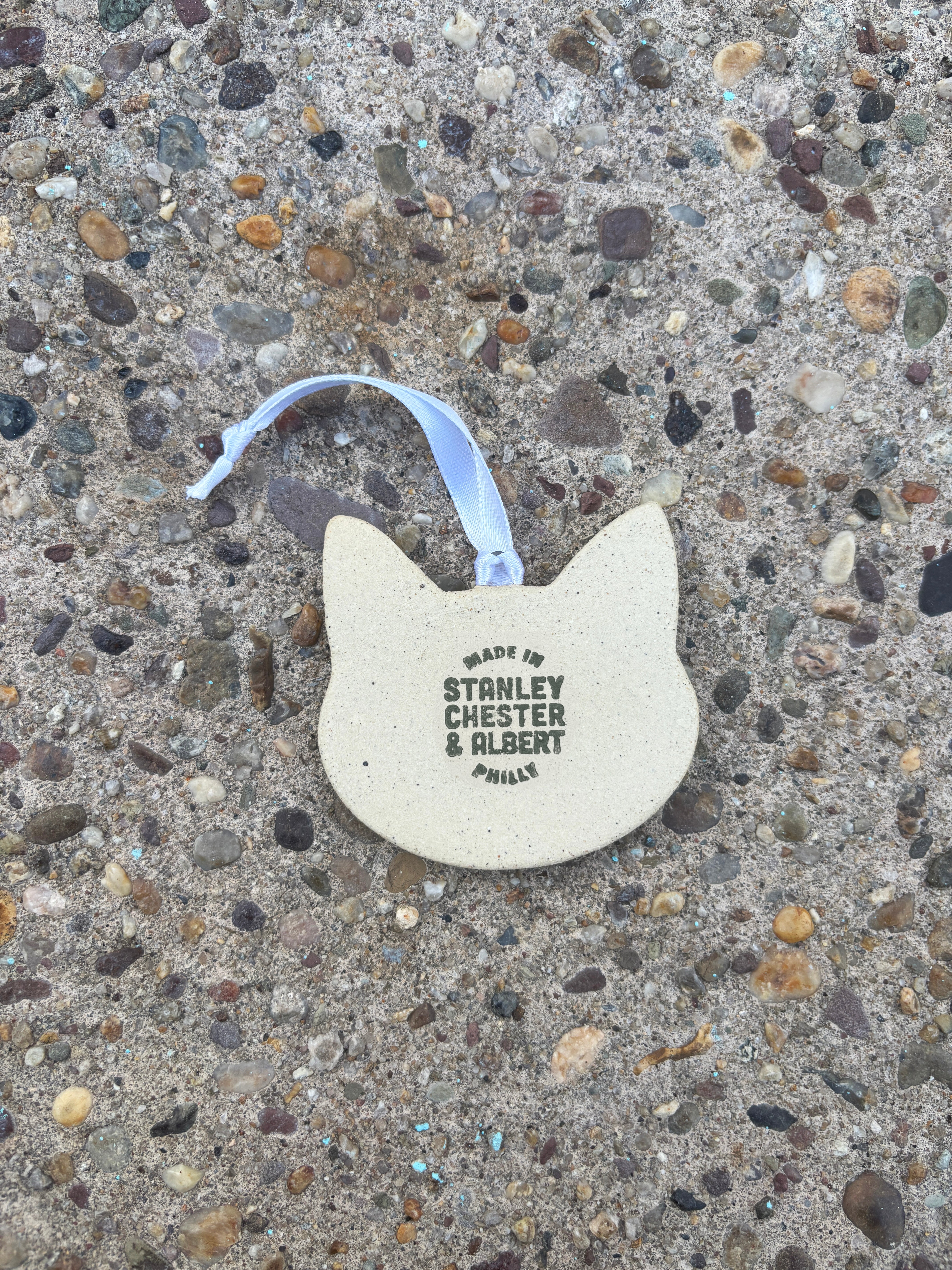 Cat Lady Holiday Ornament – Stanley Chester & Albert Ceramics