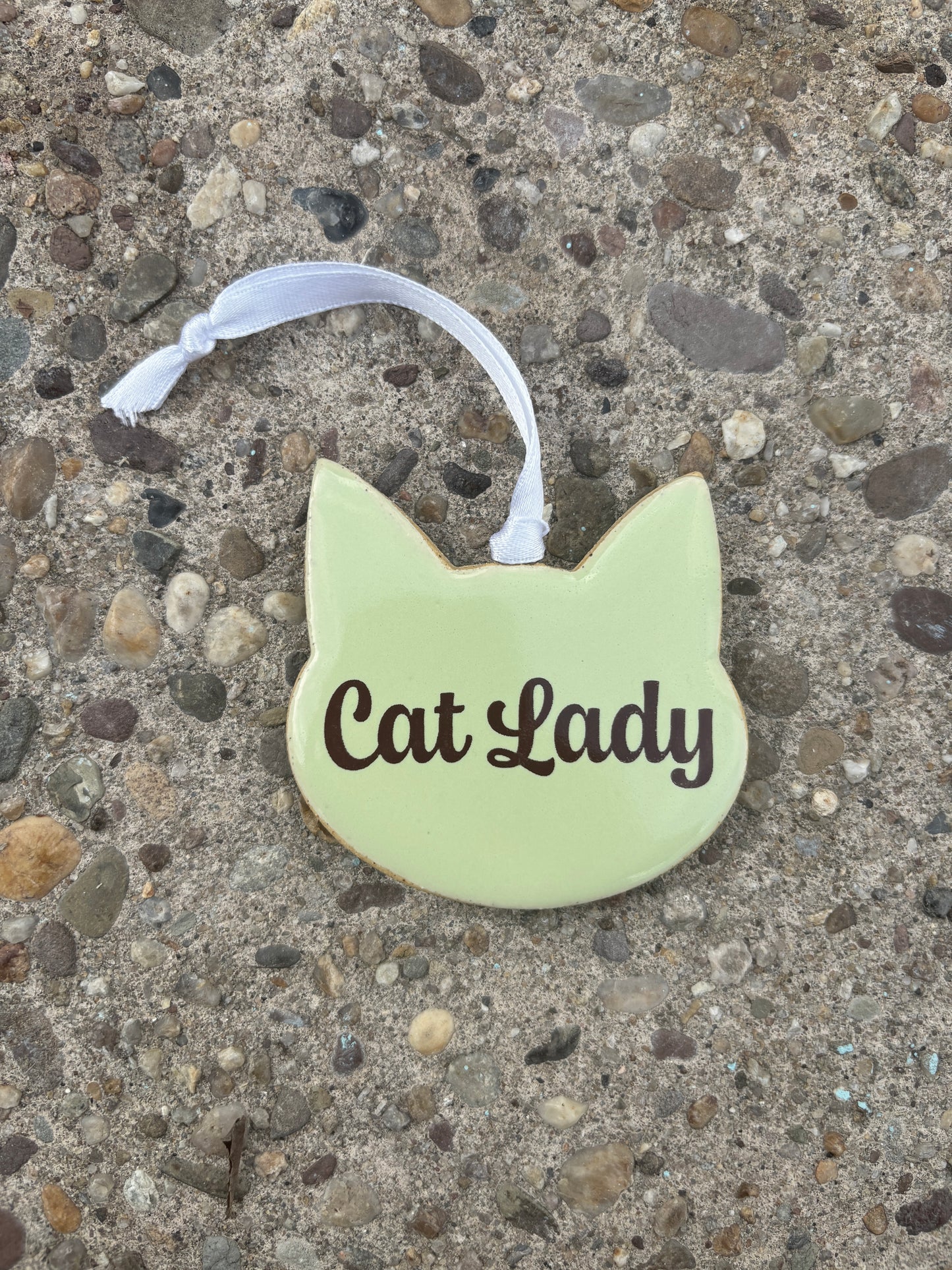 Cat Lady Holiday Ornament