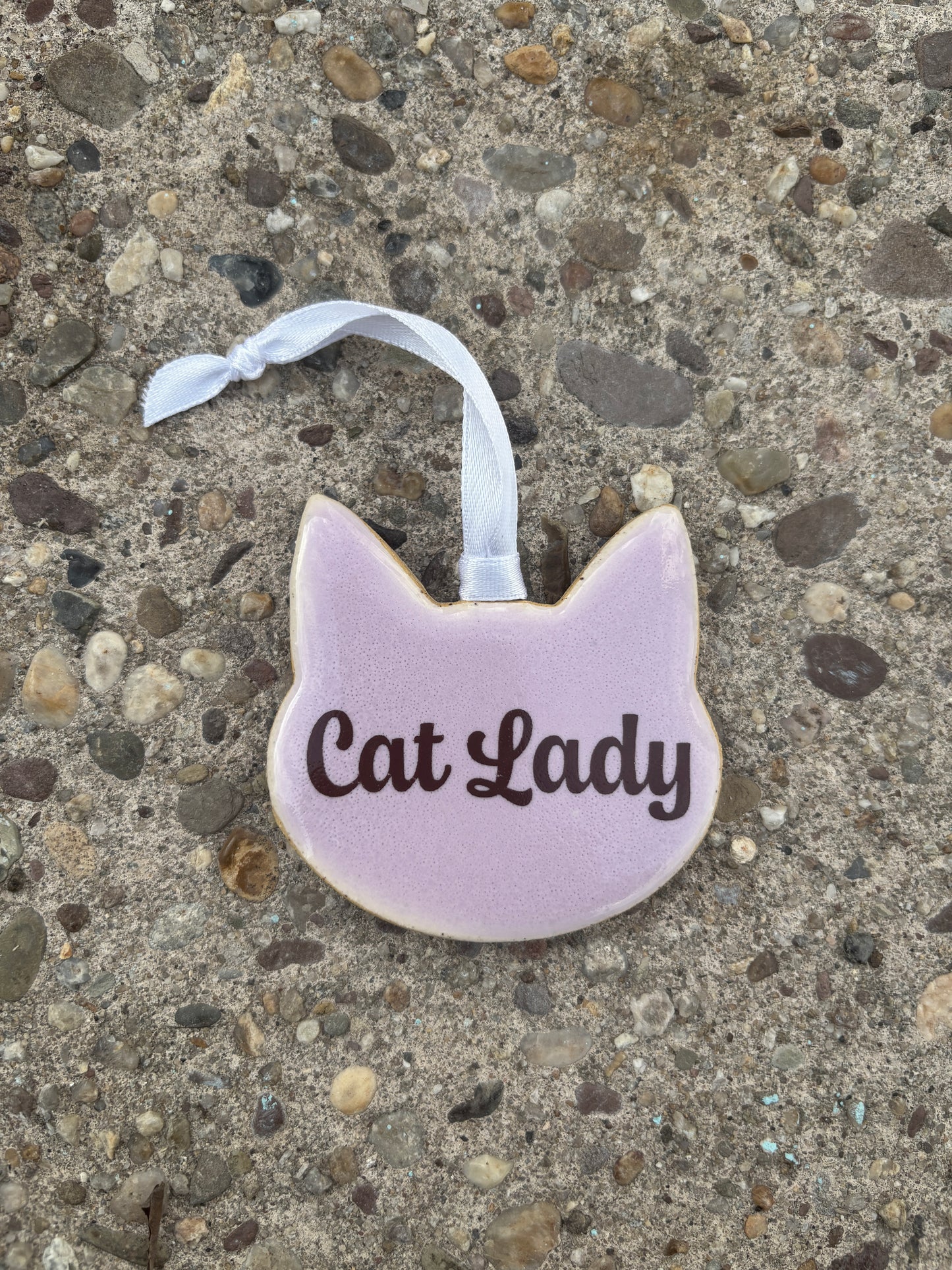 Cat Lady Holiday Ornament