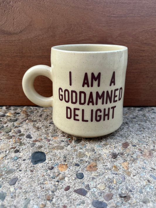 Mid-Century Mug :: I am a Goddamn Delight
