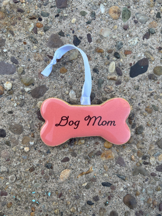 Dog Mom Holiday Ornament