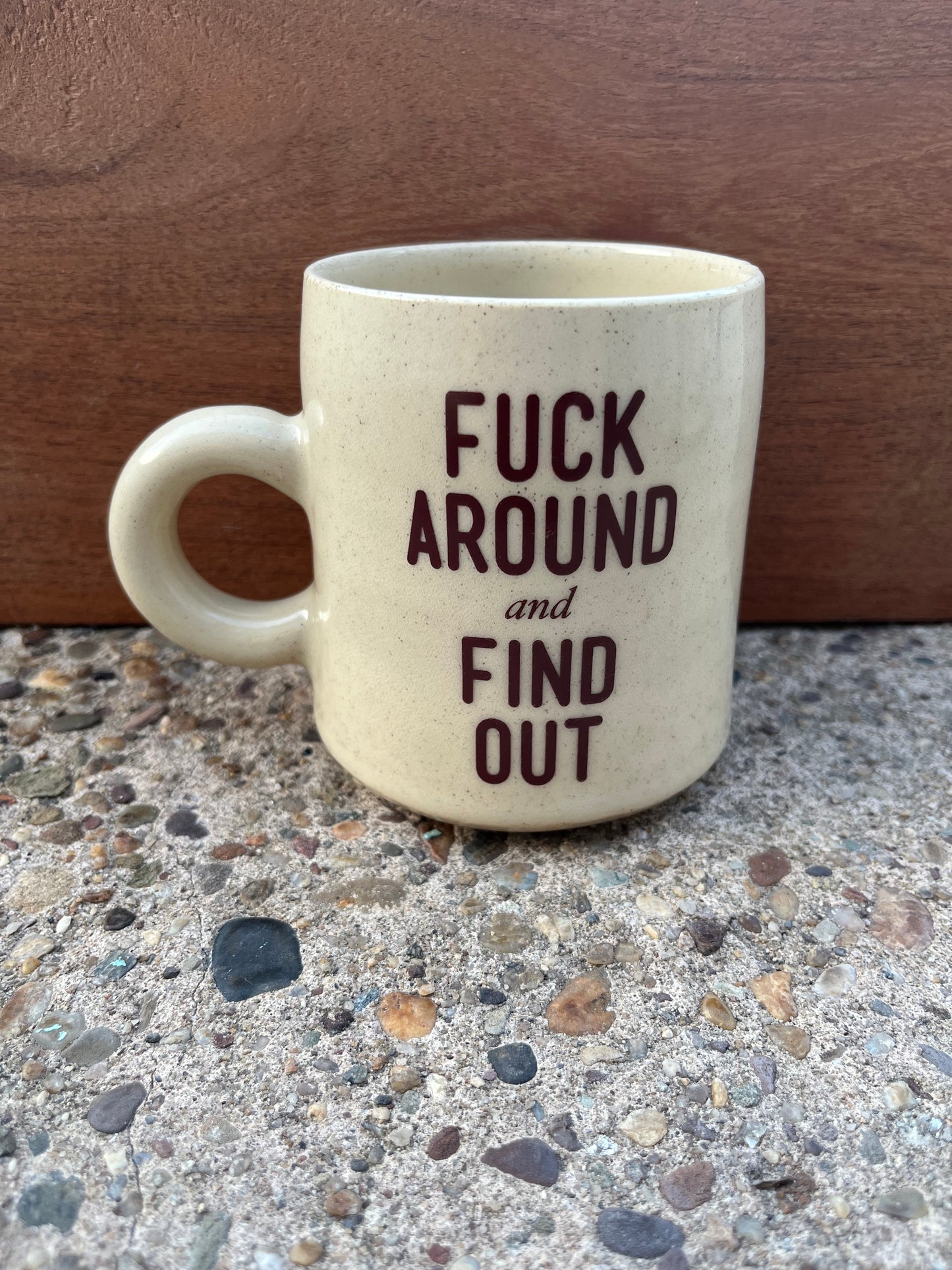 Mid-Century Mug :: Fuck Around and Find Out – Stanley Chester & Albert  Ceramics